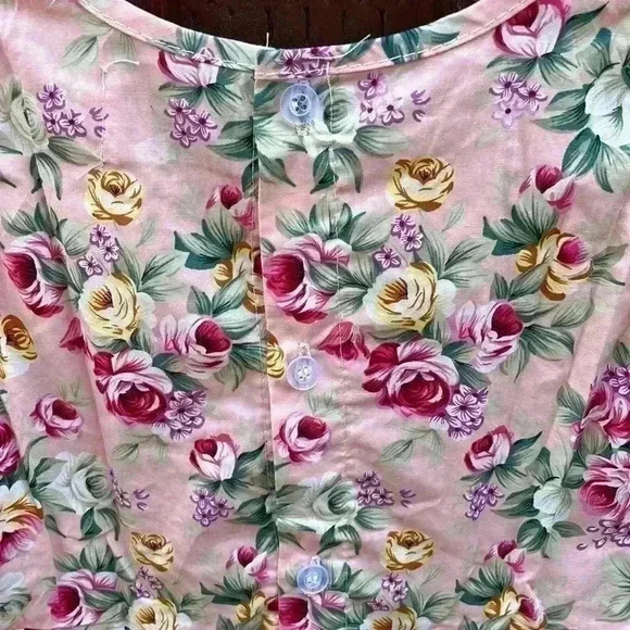 NWOT Pink Floral Girls Dress - Picture 5 of 7